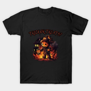 Halloween firefighter, trick or treat? T-Shirt